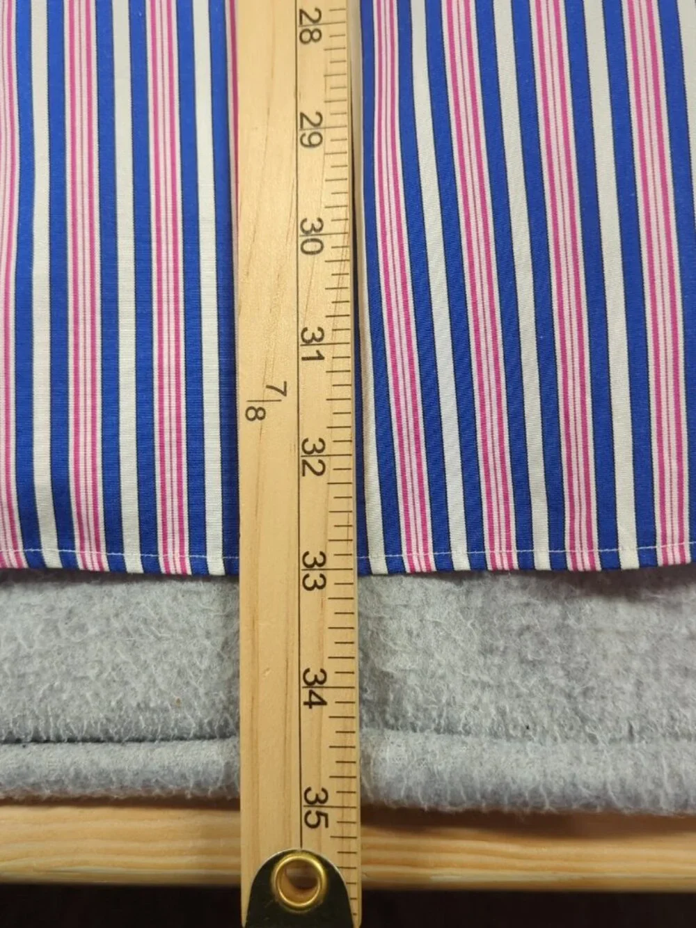 Vintage Polo Ralph Lauren Shirt Men's 17.5 Striped Regent Classic Fit Button Up